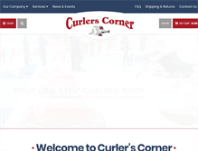 Tablet Screenshot of curlerscorner.com